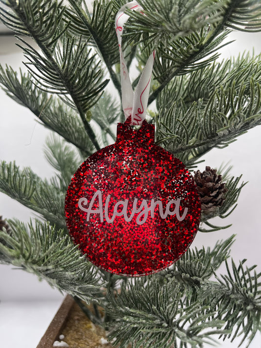 Custom Name Ornament